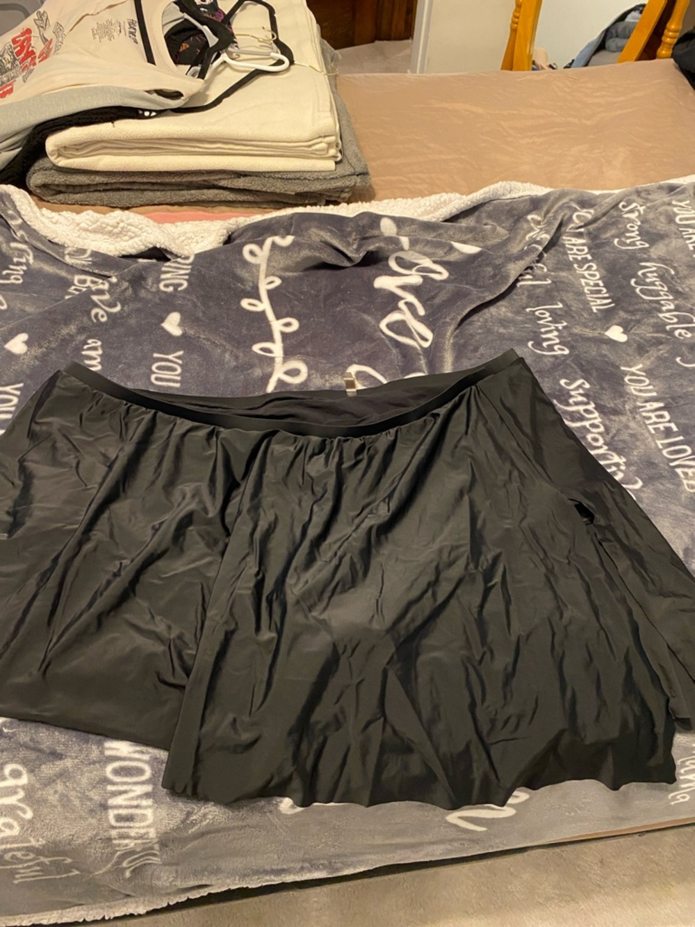 TORRID Black Side Slit Swim Skirt Size 6